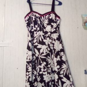 Black and white dress